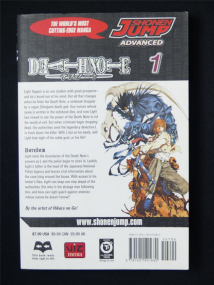 Deathnote volume 1 - Viz Media Manga #6DP