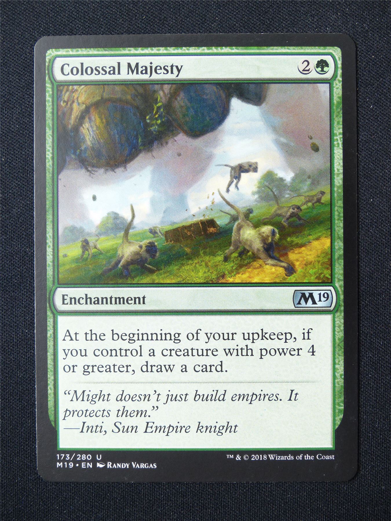 Colossal Majesty - M19 - Mtg Card #6