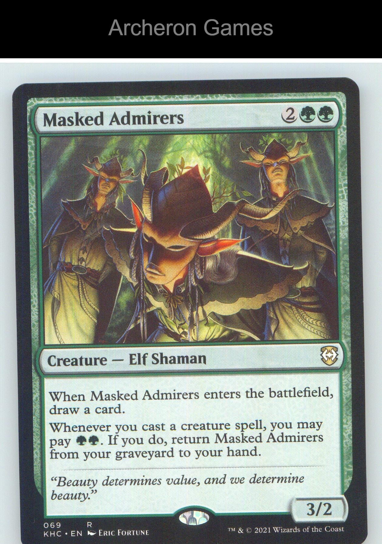 Masked Admirers KHC 69 R MTG Card NM/EX+