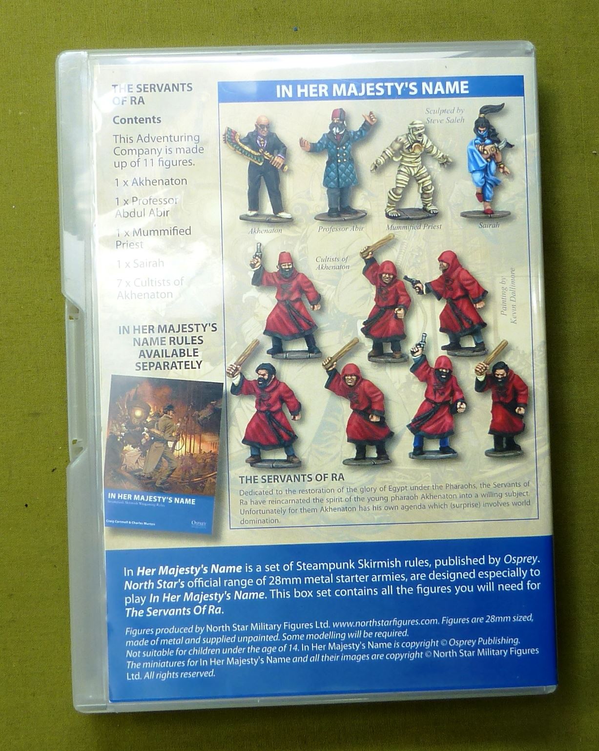 Classic Metal Servants of Ra Boxset - North Star Military Figures #1T4