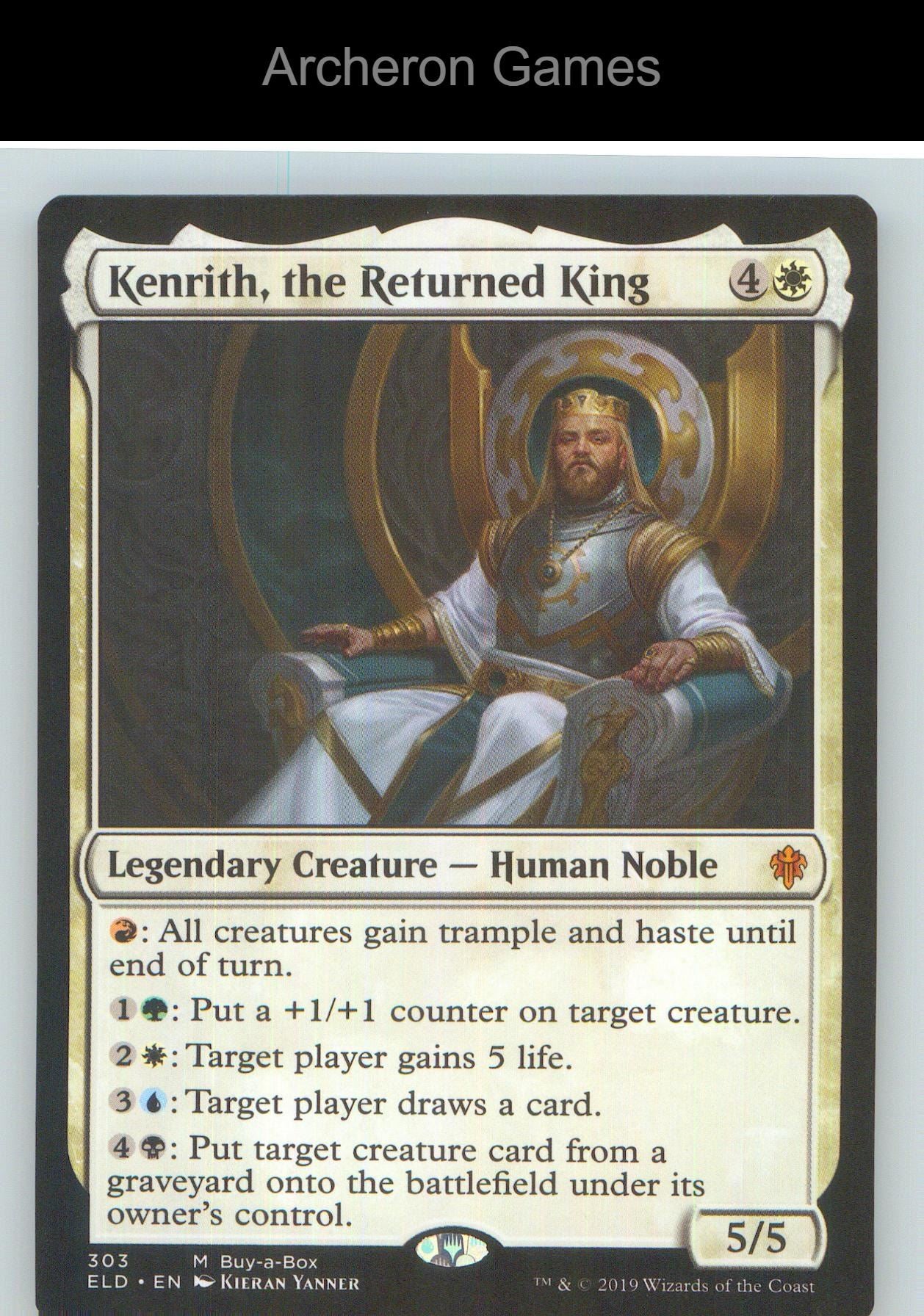 Kenrith, the Returned King 303 Mythic MTG Card NM/EX+