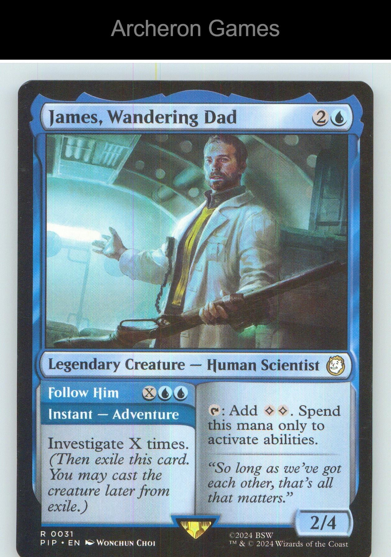 James, Wandering Dad PIP 31 R MTG Card NM/EX+