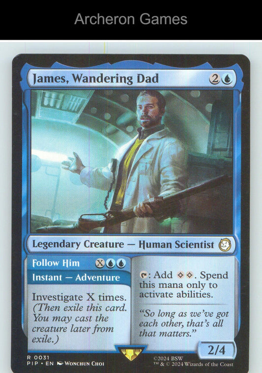 James, Wandering Dad PIP 31 R MTG Card NM/EX+