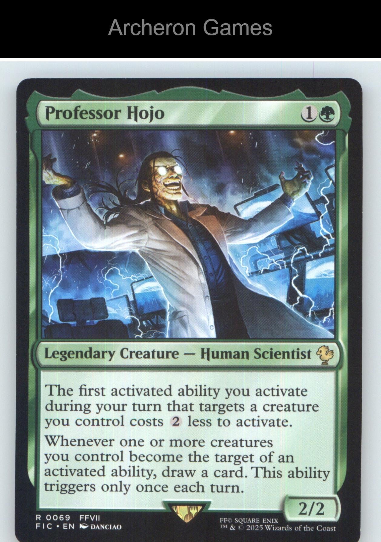 Professor Hojo FIC 69 R MTG Card NM/EX+