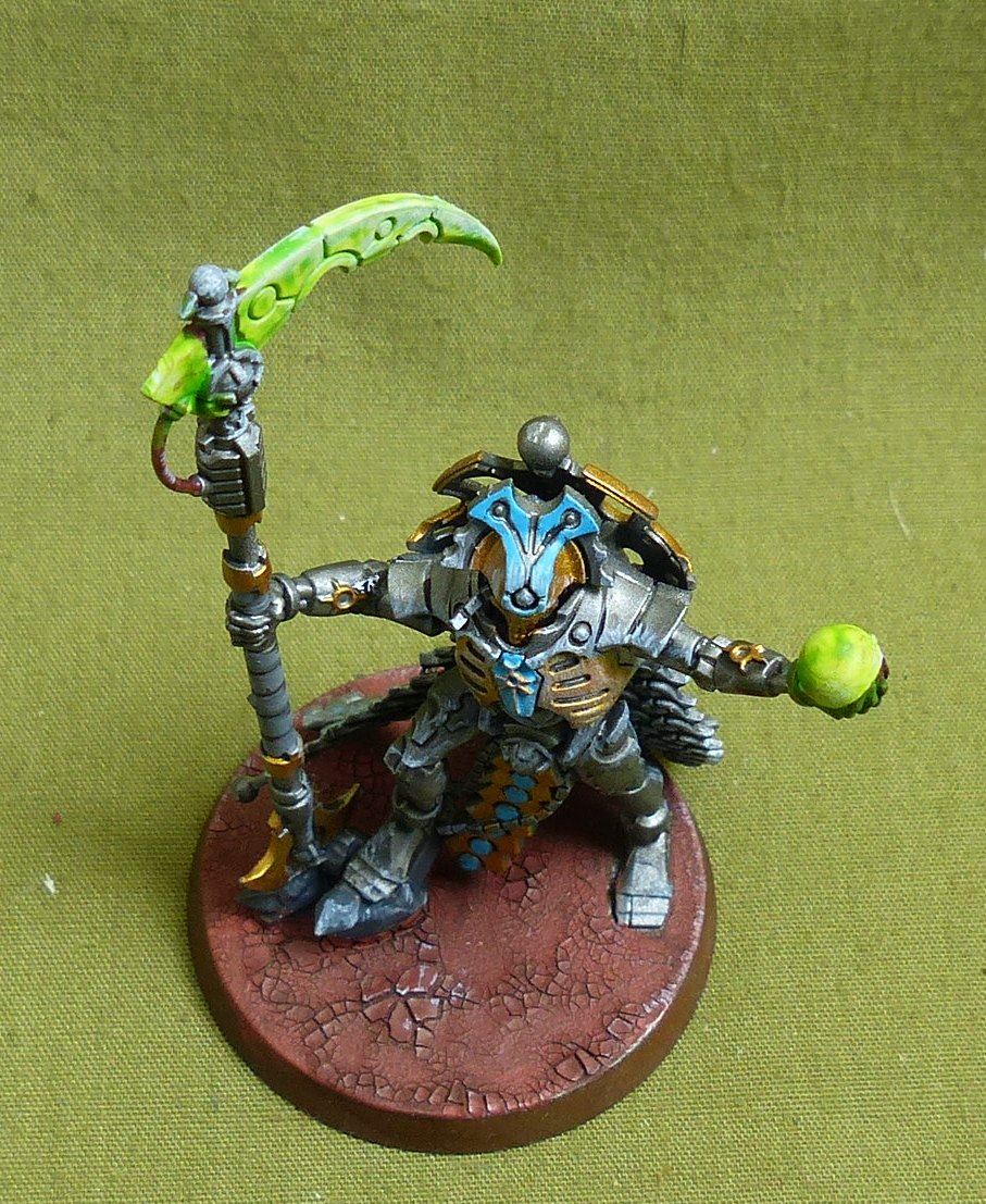 Overlord with Resurrection Orb painted - Necrons - Warhammer 40K #2DB