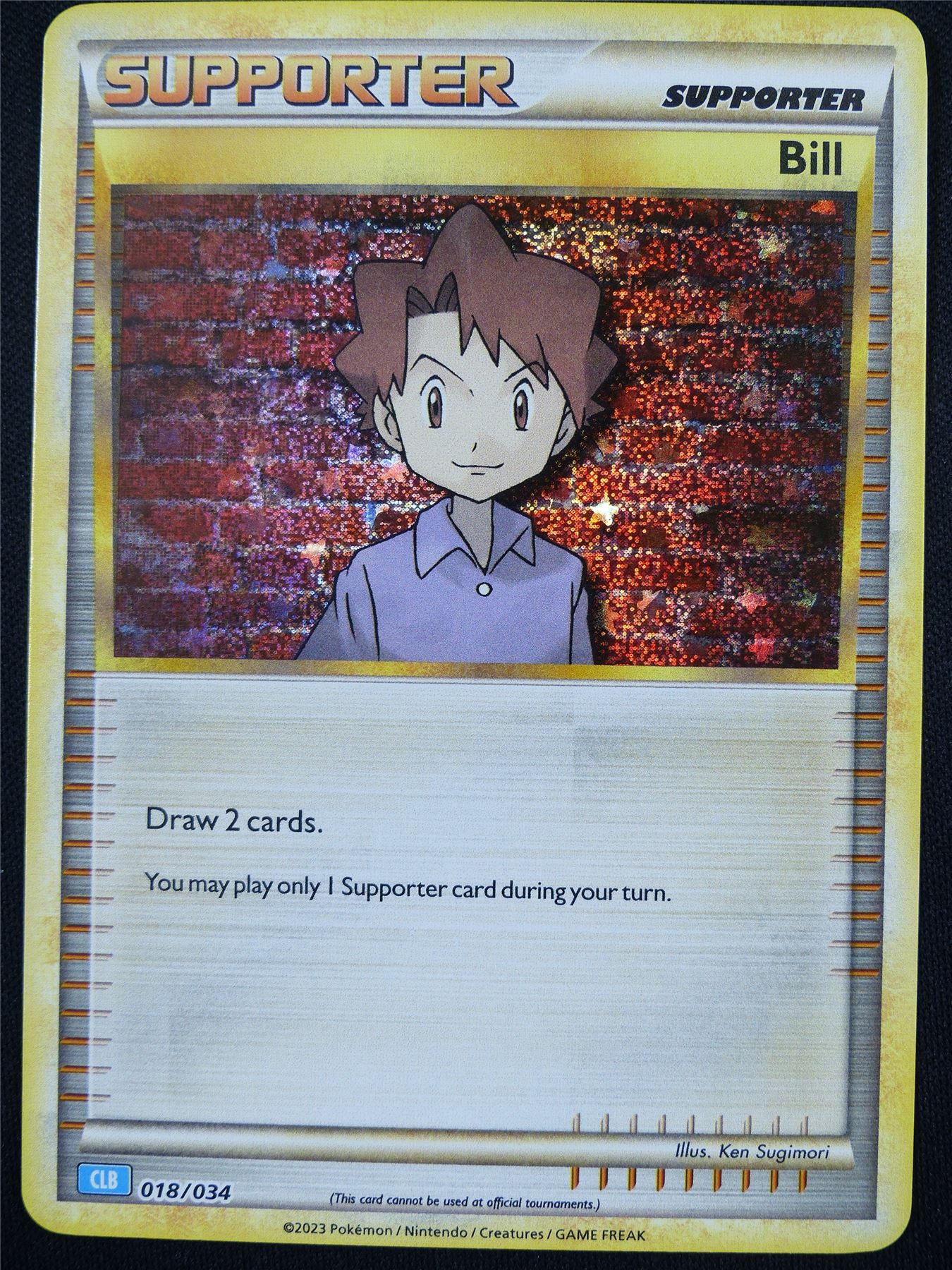 Bill 018/034 Holo CLB - Classic Pokemon Card #4AY