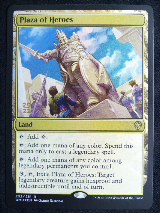 Plaza of Heroes Foil - DMU - Mtg Card #4OI