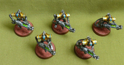 Immortals with Tesla Carbines painted - Necrons - Warhammer 40K #2D5