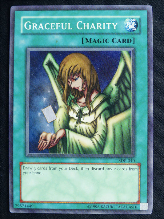 Graceful Charity SDP Super Rare - 1st ed Yugioh Card #4S7