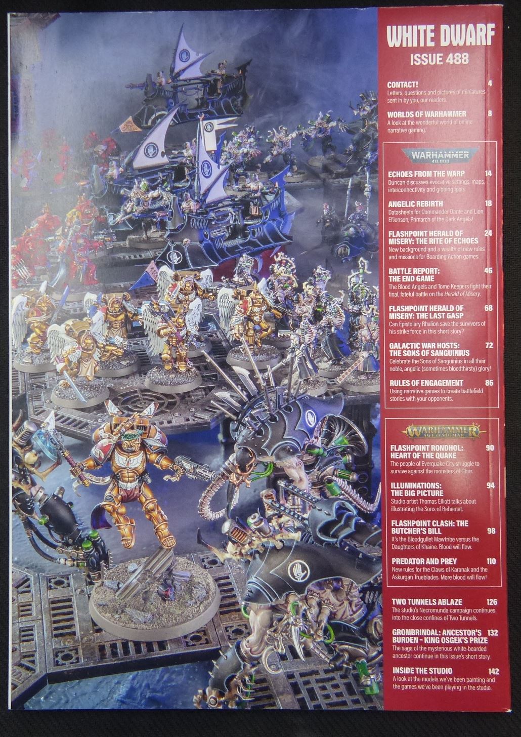 White Dwarf Issue 488 - Warhammer AoS 40k #37B