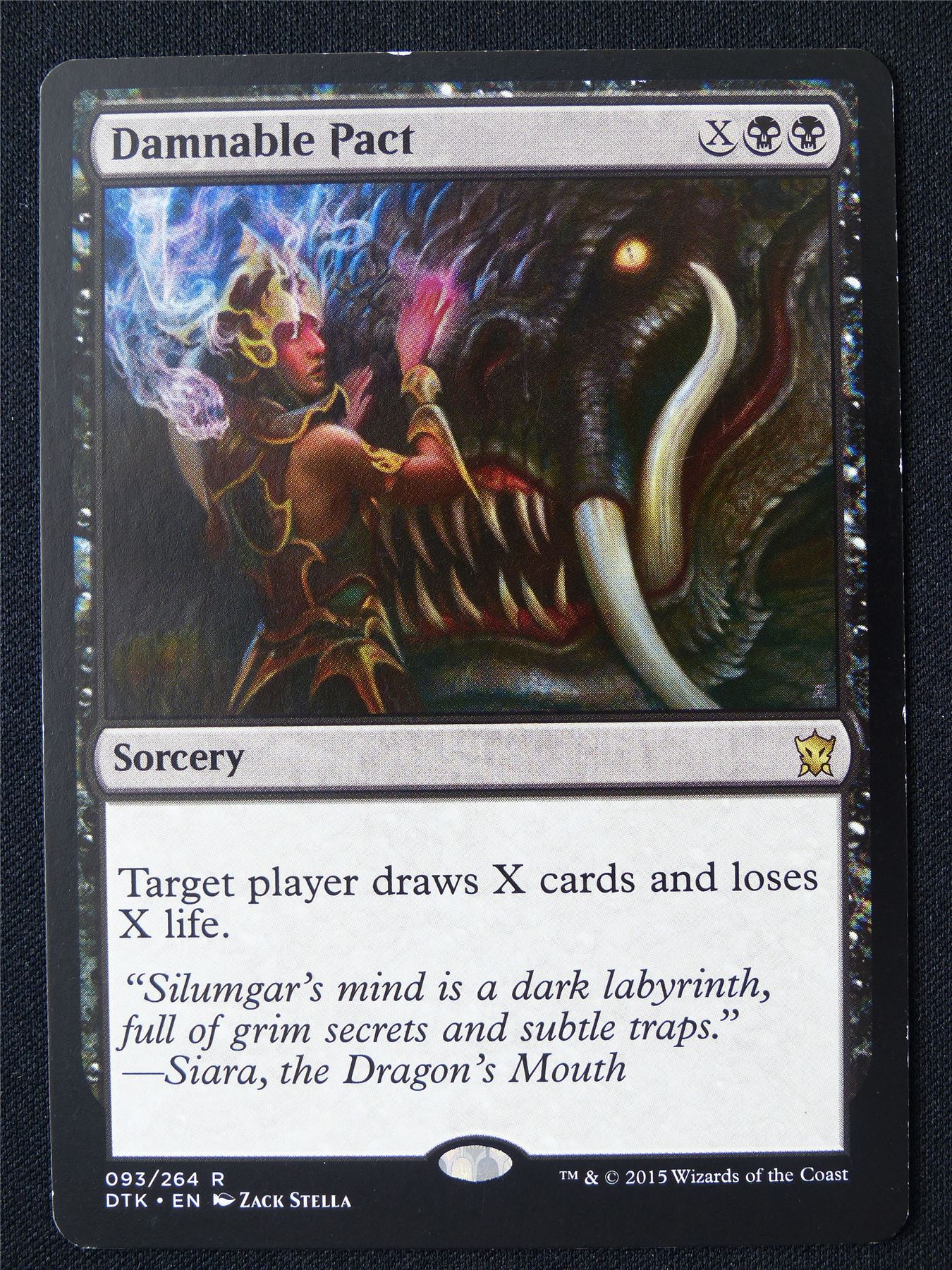 Damnable Pact - DTK - Mtg Card #FT