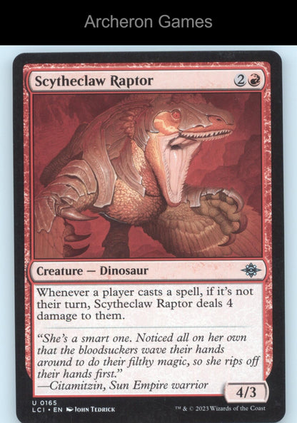 Scytheclaw Raptor 165 UC MTG Card The Lost Caverns of Ixalan