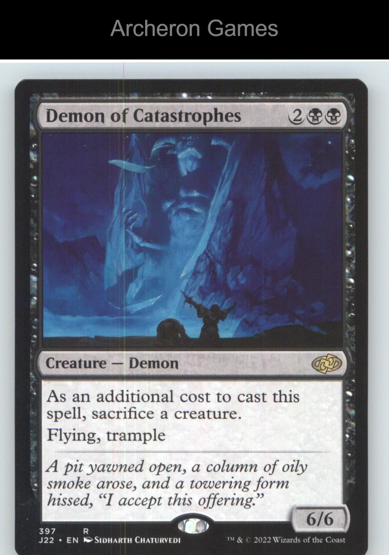 Demon of Catastrophes J22 397 R MTG Card NM/EX+
