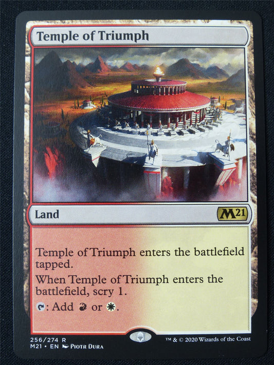 Temple of Triumph - M21 - Mtg Card #276