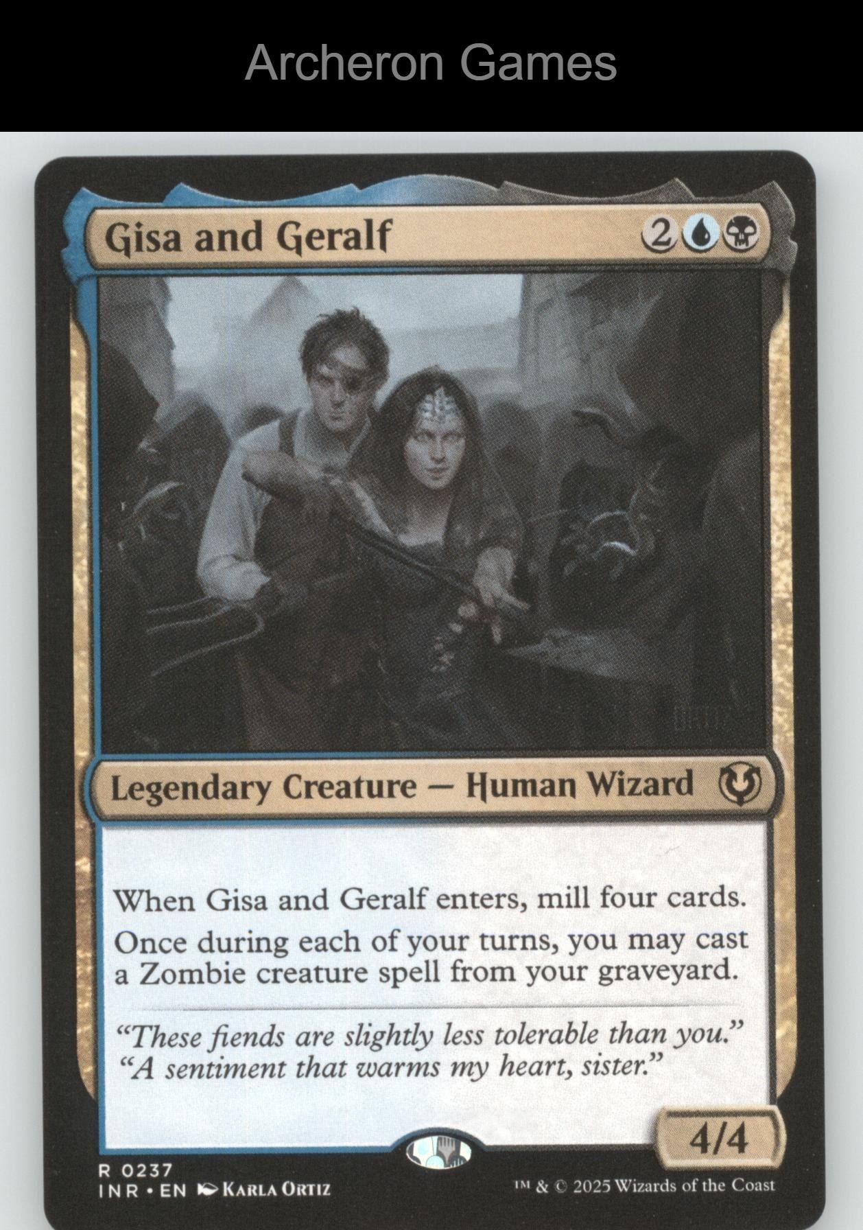 Gisa and Geralf 237 R MTG Card Innistrad Remastered