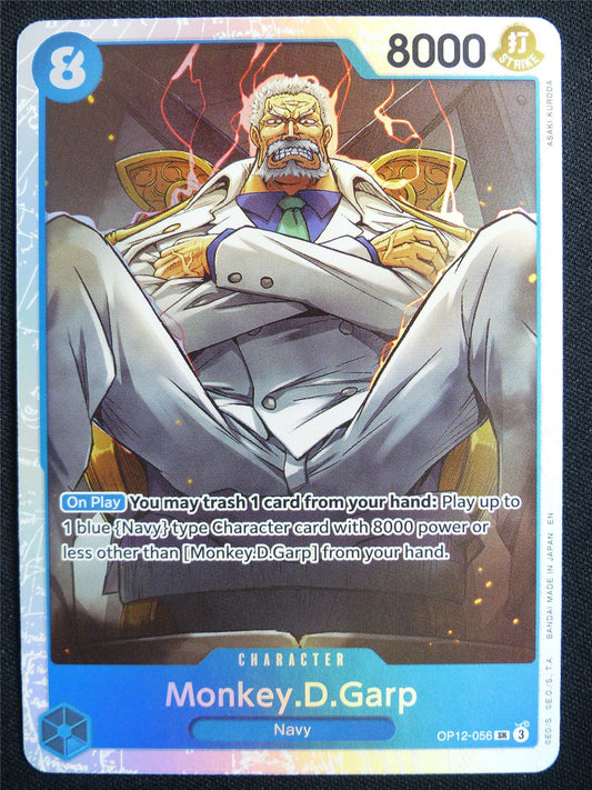 Monkey D Garp OP12-056 SR Foil - One Piece Card #5PZ