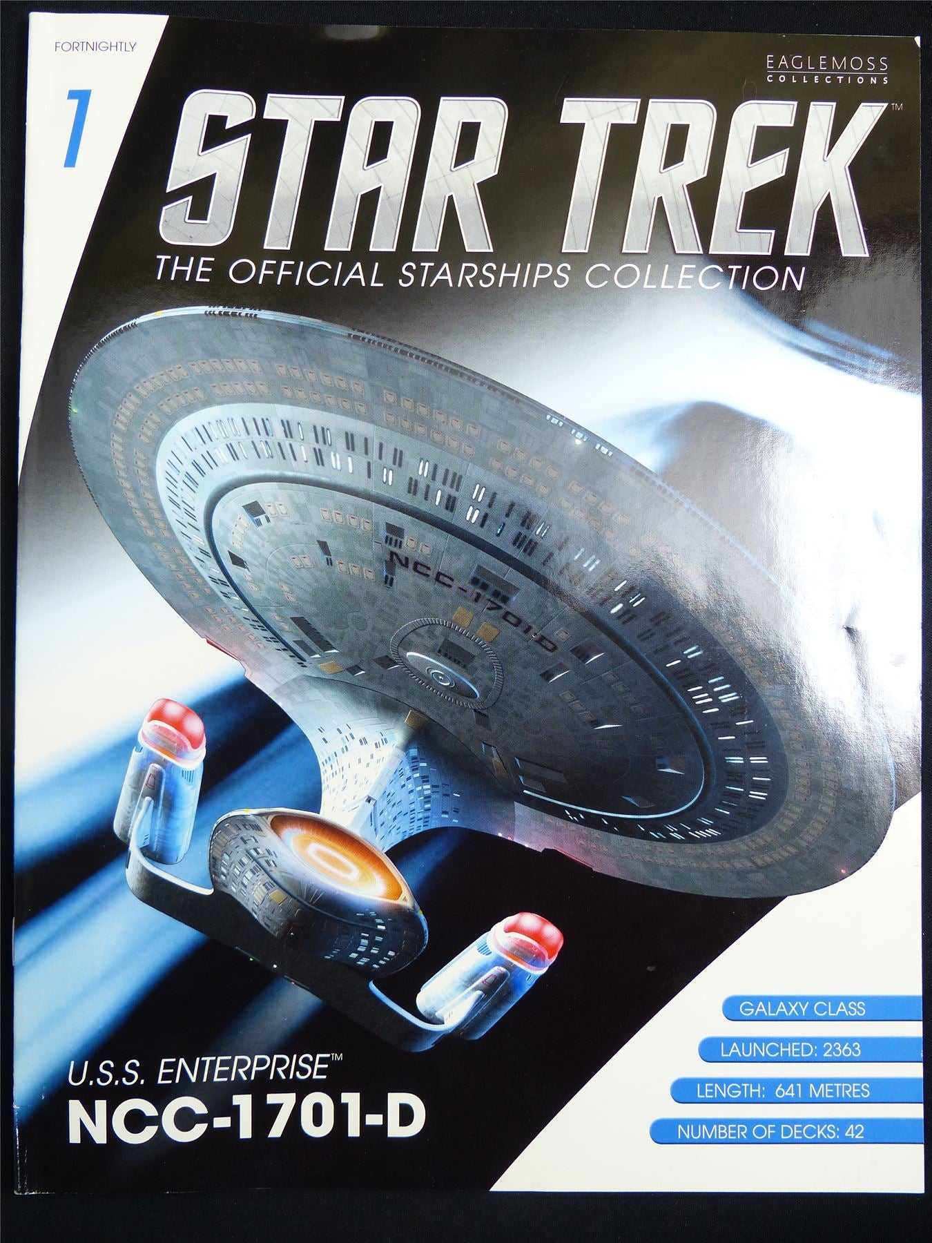 Star Trek The official Starships Collection #1 -  Eaglemoss Magazine #2WI