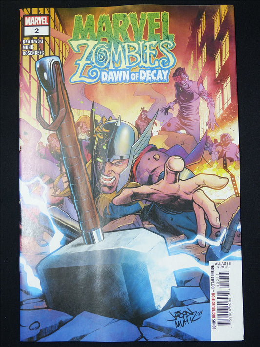 MARVEL Zombies: Dawn of Decay #2 - B&B Dec 2024 Marvel Comic #2IM