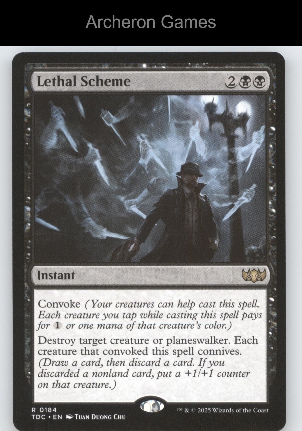 Lethal Scheme 184 R MTG Card Commander: Tarkir: Dragonstorm