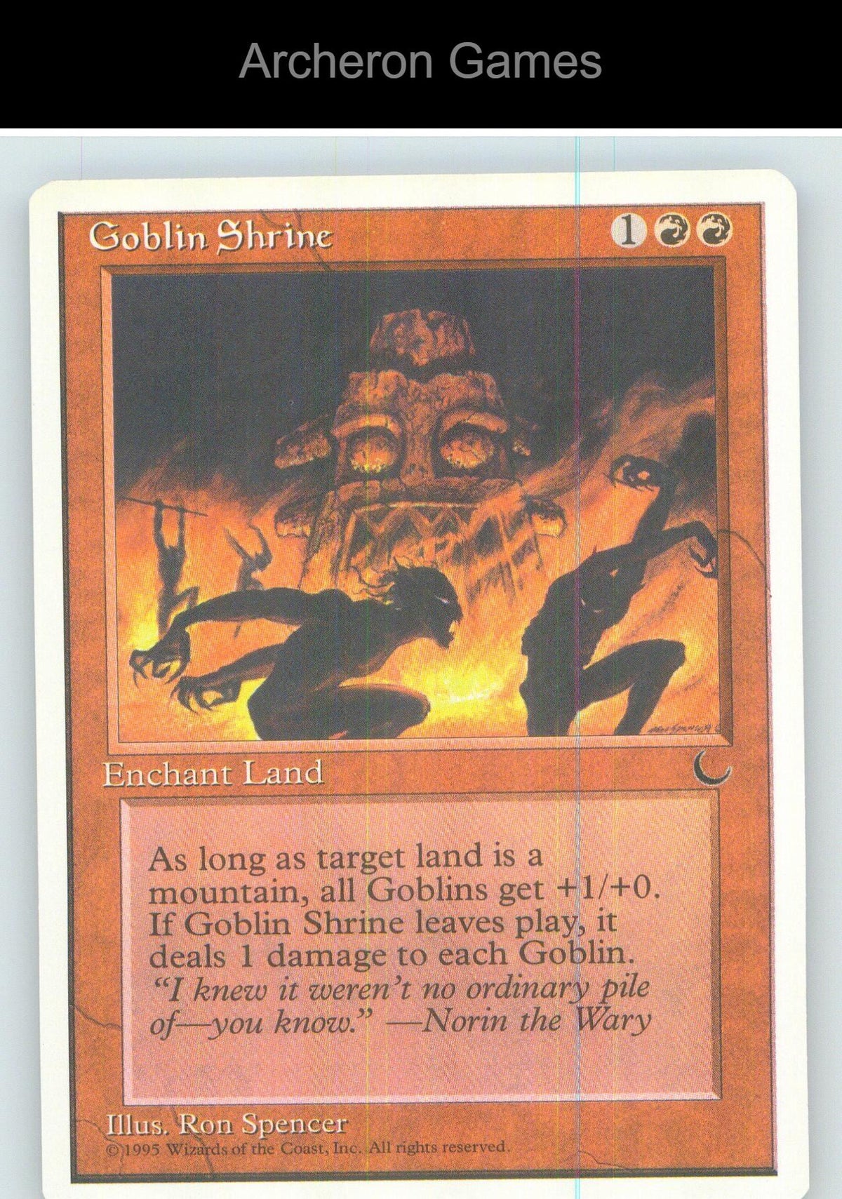 Goblin Shrine CHR C MTG Card NM/EX+