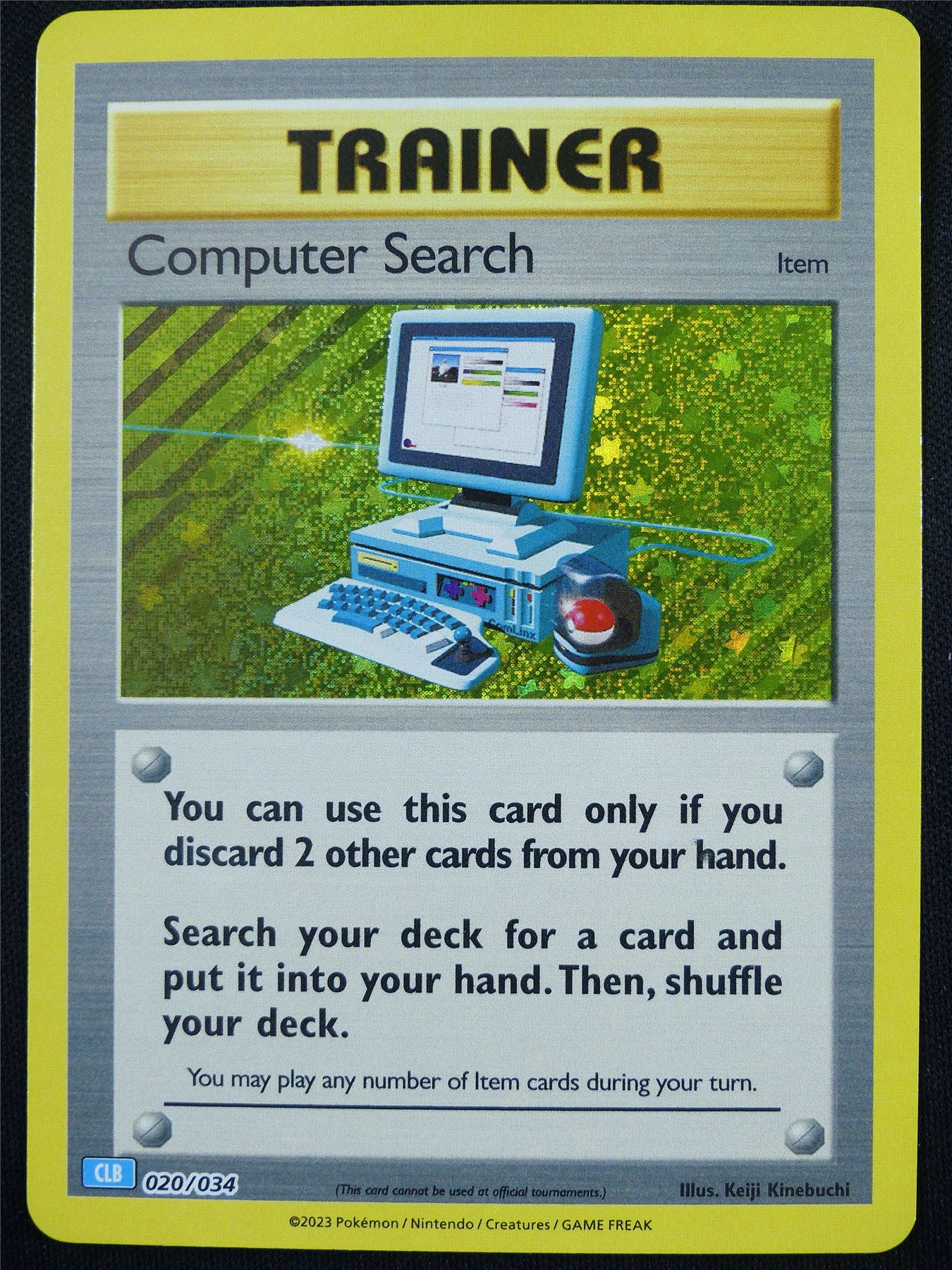 Computer Search 020/034 Holo CLB - Classic Pokemon Card #4AD