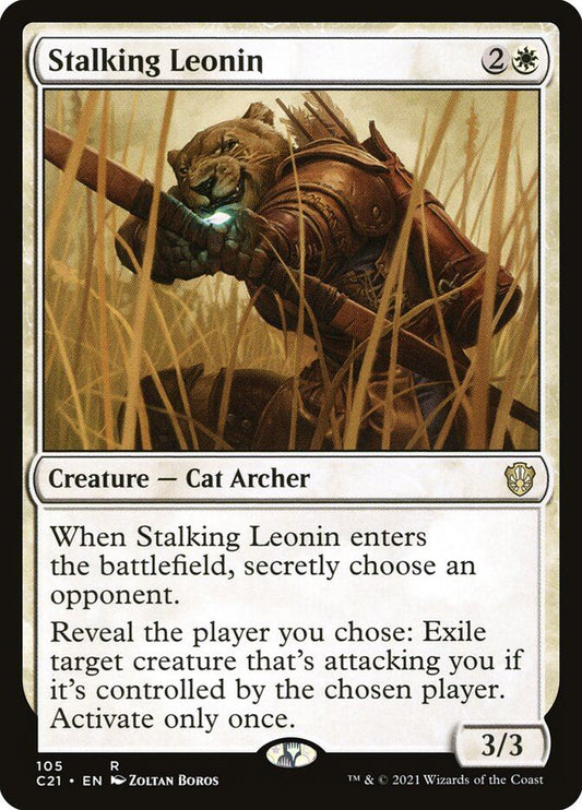 Mtg: C21 : Stalking Leonin -  - NM