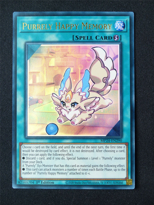 Purrely Happy Memory MP24 Ultra Rare - 1st ed Yugioh Card #54Q