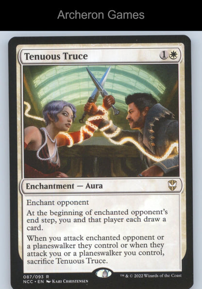 Tenuous Truce 87 R MTG Card Commander: Streets of New Capenna