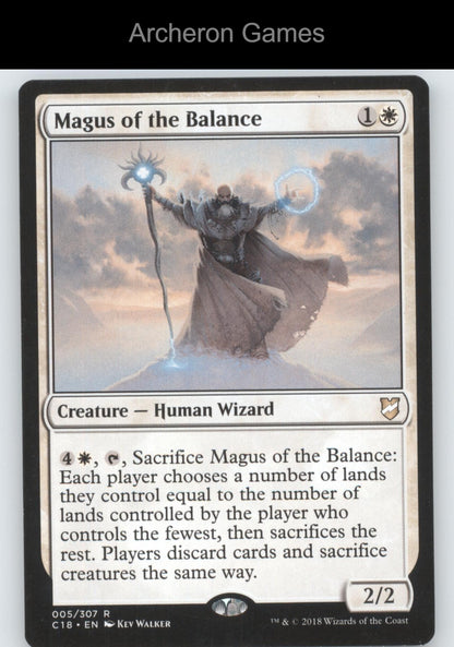 Magus of the Balance 5 R MTG Card Commander 2018