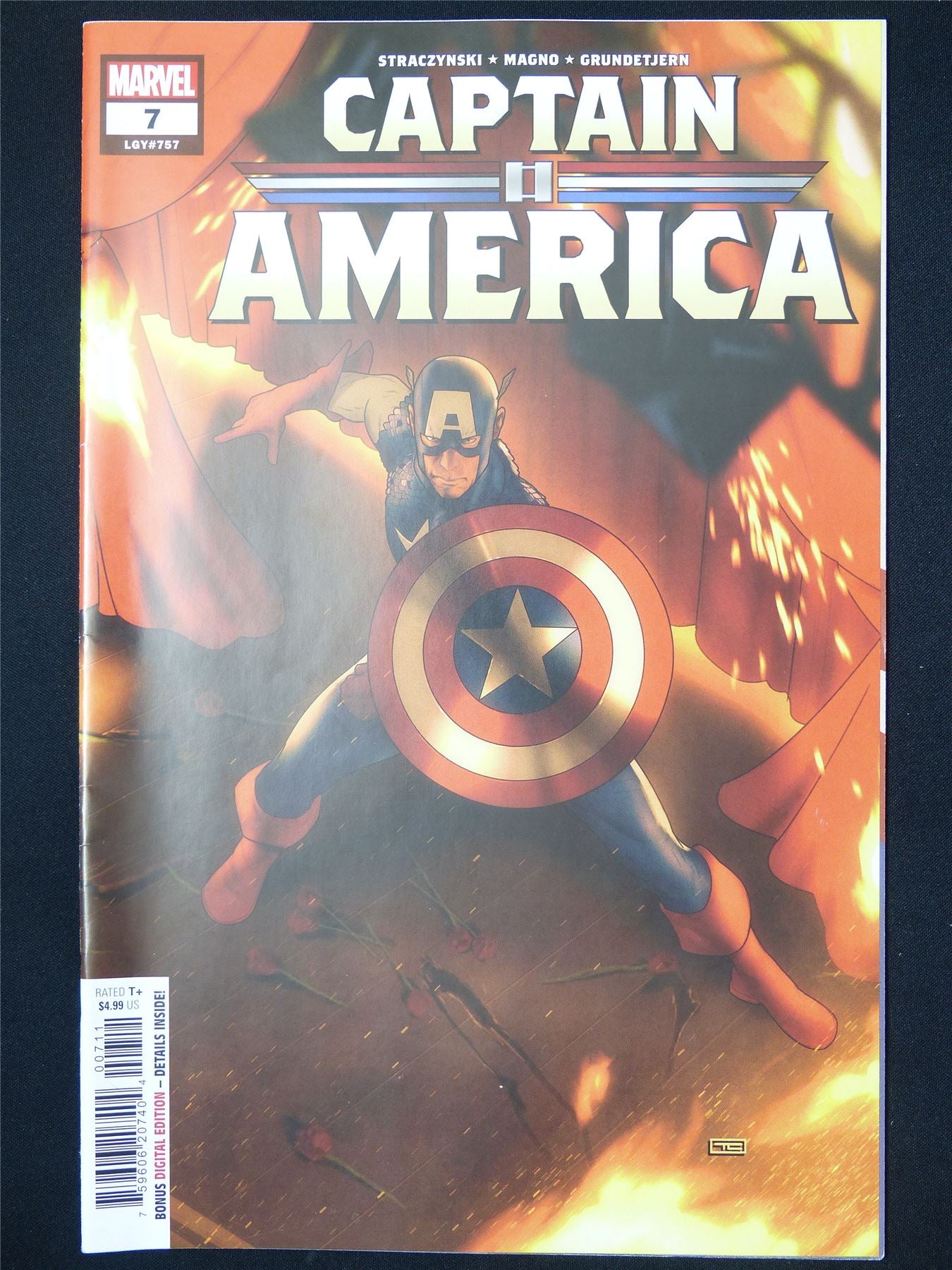 CAPTAIN America #7 - B&B Marvel Comic #8KX