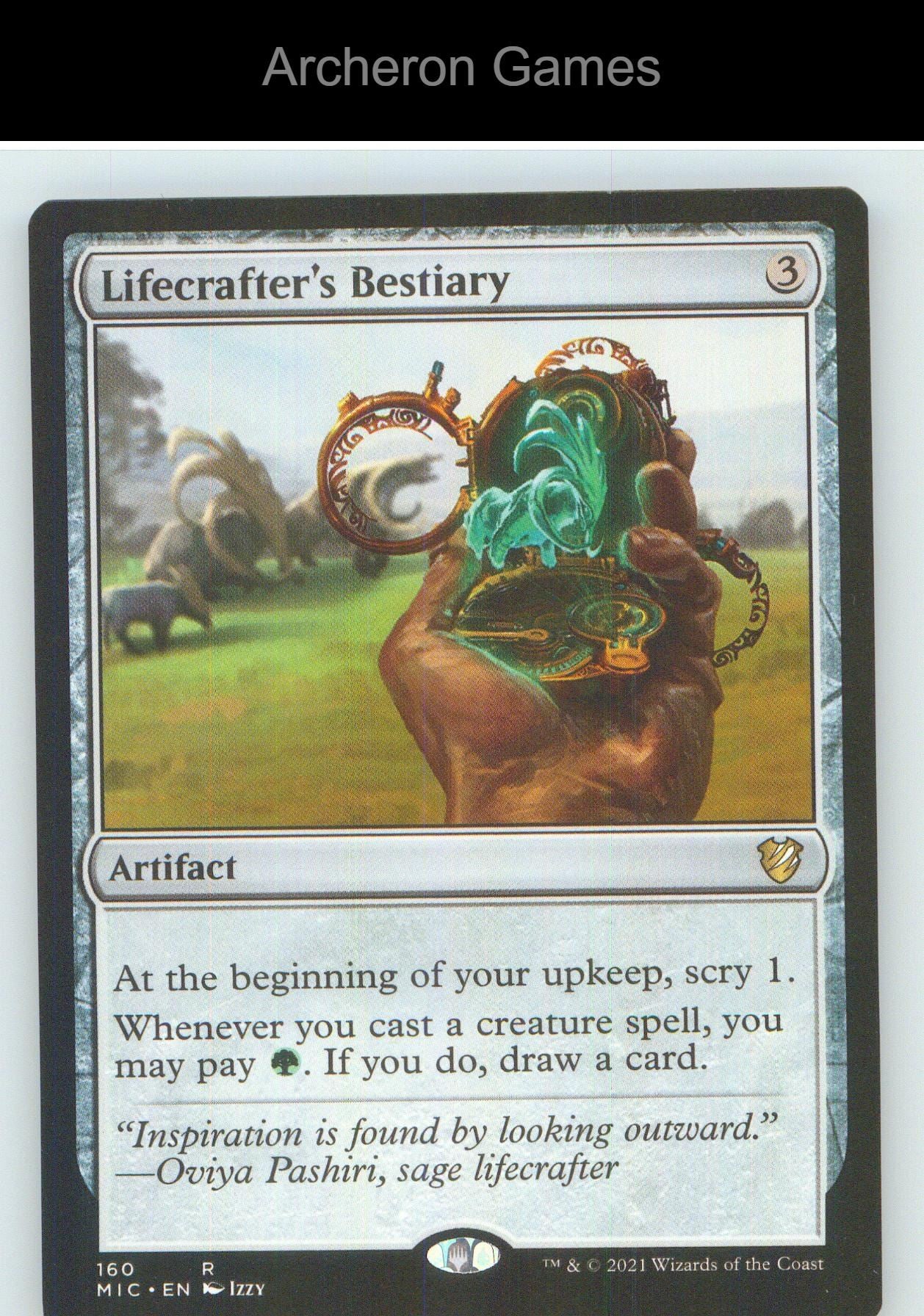 Lifecrafter's Bestiary MIC 160 R MTG Card NM/EX+