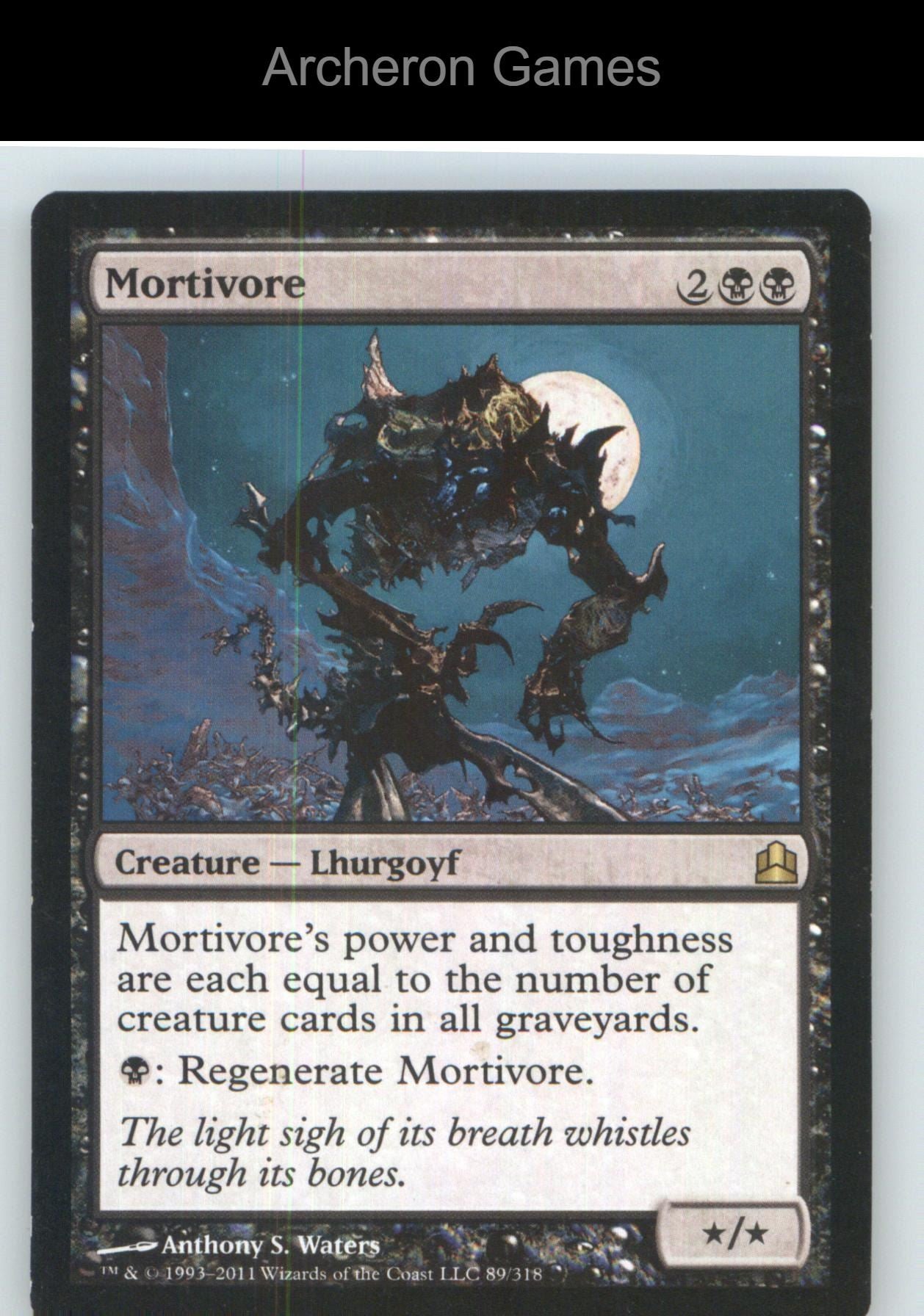 Mortivore CMD 89 R MTG Card NM/EX+