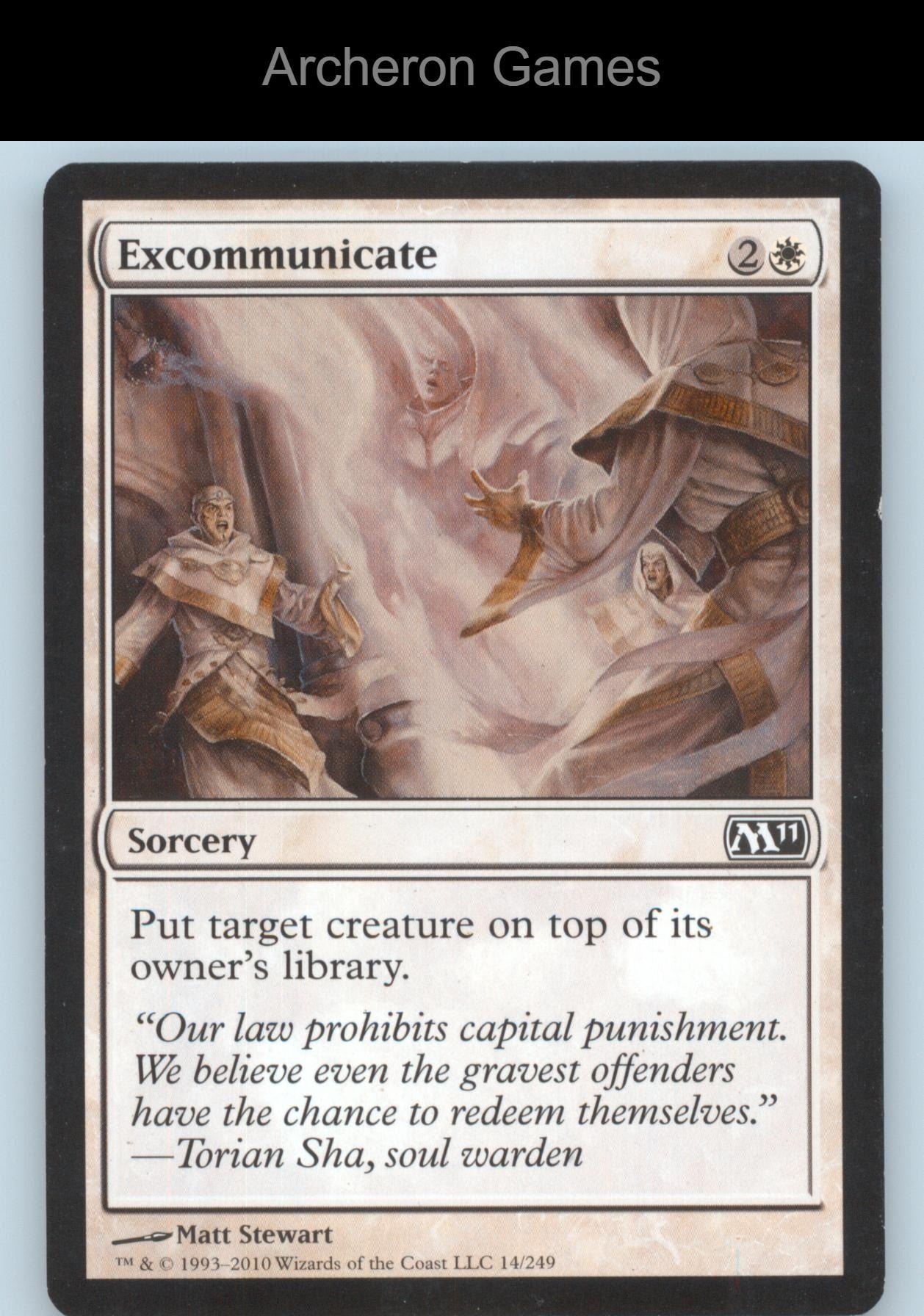 Excommunicate 14 C MTG Card Magic 2011 (M11)