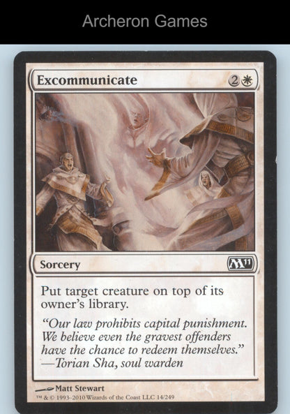 Excommunicate 14 C MTG Card Magic 2011 (M11)