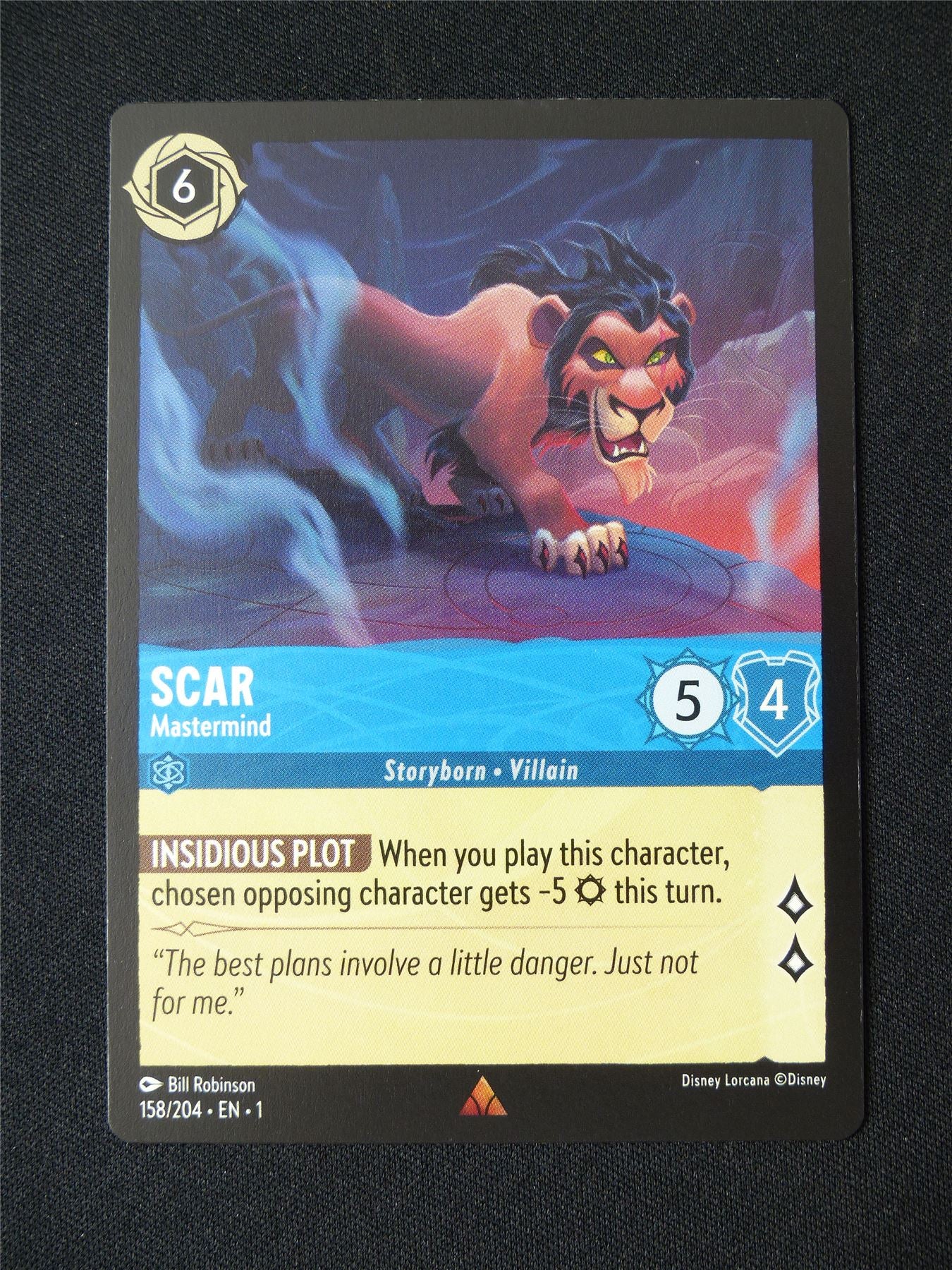 Scar 158/204 - Lorcana Card #3DY