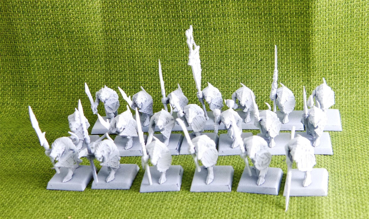Old World - Skaven Clanrats x 20 Plastic models - Warhammer AoS 40k #EJ