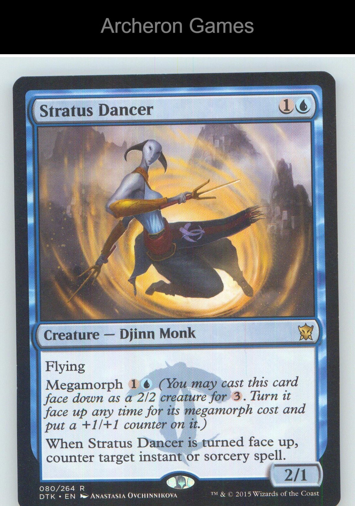 Stratus Dancer DTK 80 R MTG Card NM/EX+