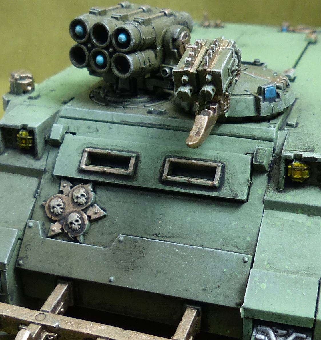 Chaos Rhino Painted - Death Guard - Warhammer 40K #3V3