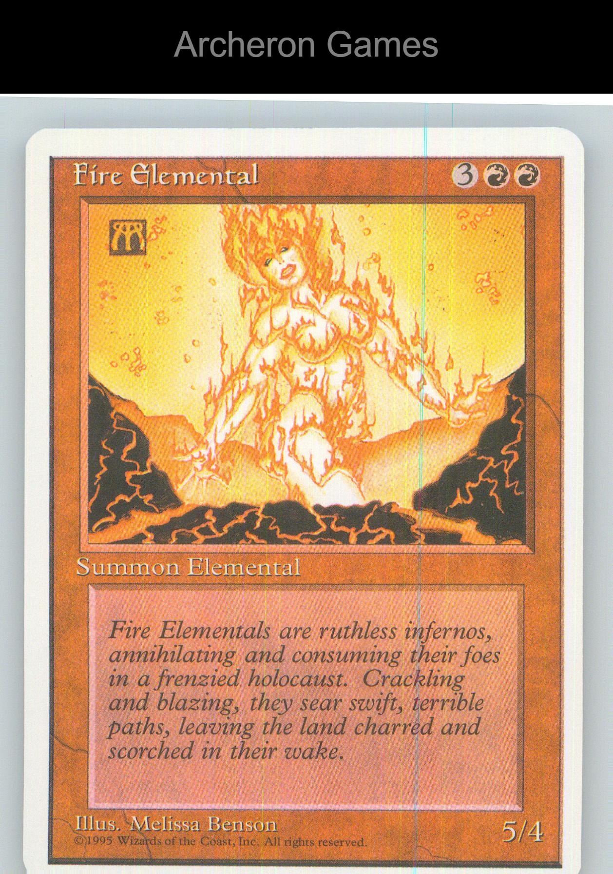 Fire Elemental 4ED UC MTG Card NM/EX+
