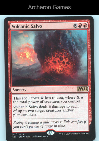 Volcanic Salvo 172 R MTG Card Core Set 2021