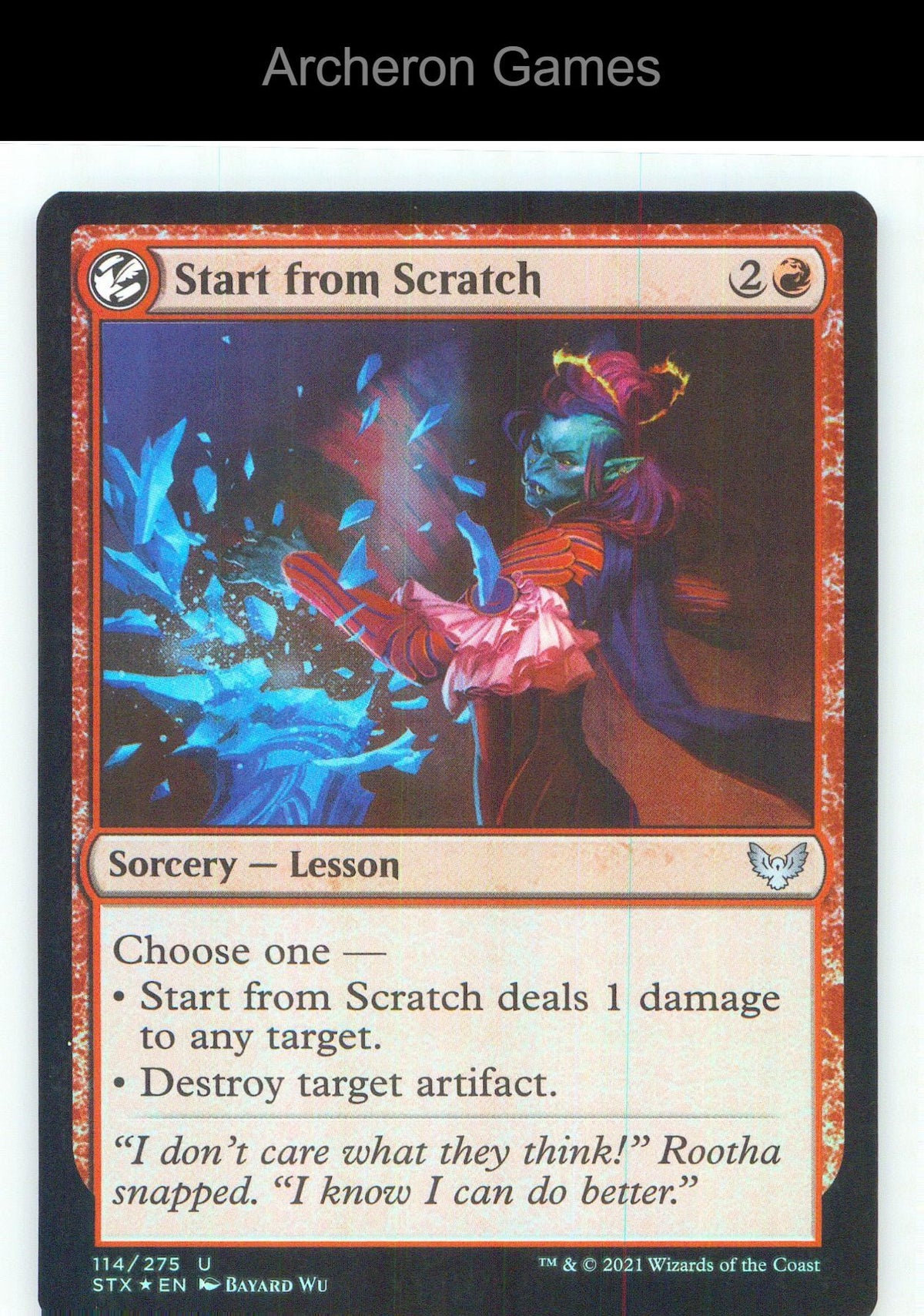 Start from Scratch STX 114 UC MTG Card NM/EX+ Foil
