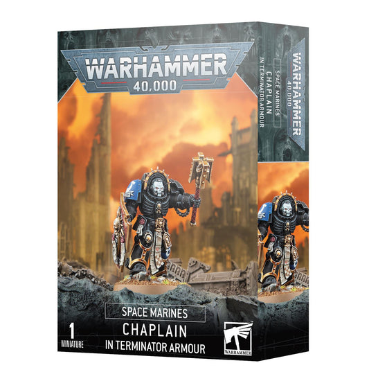 Chaplain in Terminator Armour - Space Marines - Warhammer 40k - available from 14/10/23
