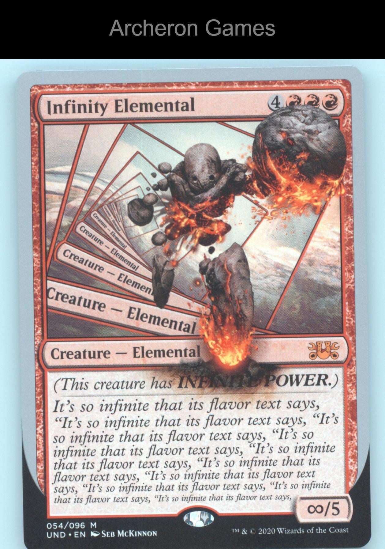 Infinity Elemental 54 Mythic MTG Card Unsanctioned