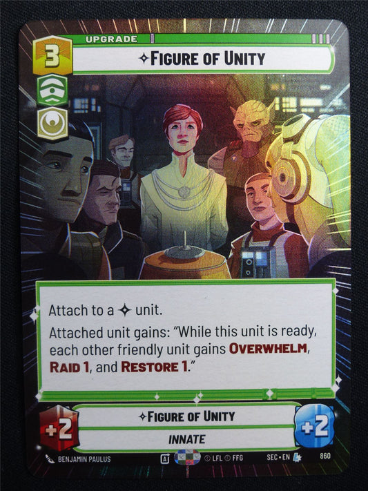 Figure of Unity 860 Hyperspace Foil - Star Wars Unlimited Card #AO