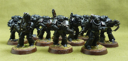 Intercesor Squad painted - Iron Hands - Warhammer 40K #1QR