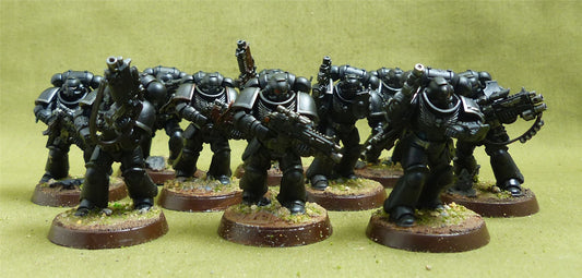 Intercesor Squad painted - Iron Hands - Warhammer 40K #1QR