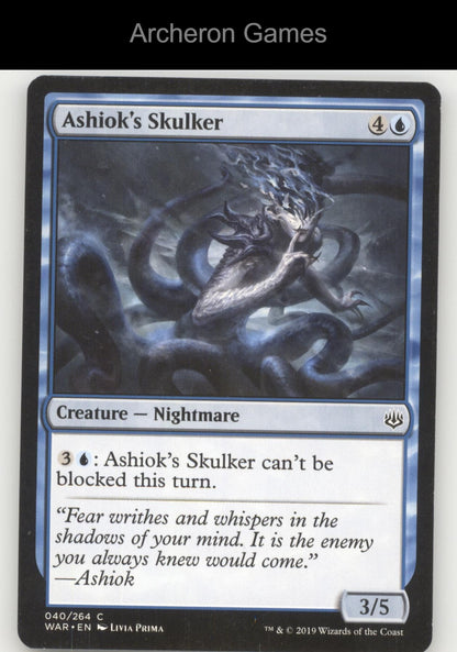 Ashiok's Skulker 40 C MTG Card War of the Spark