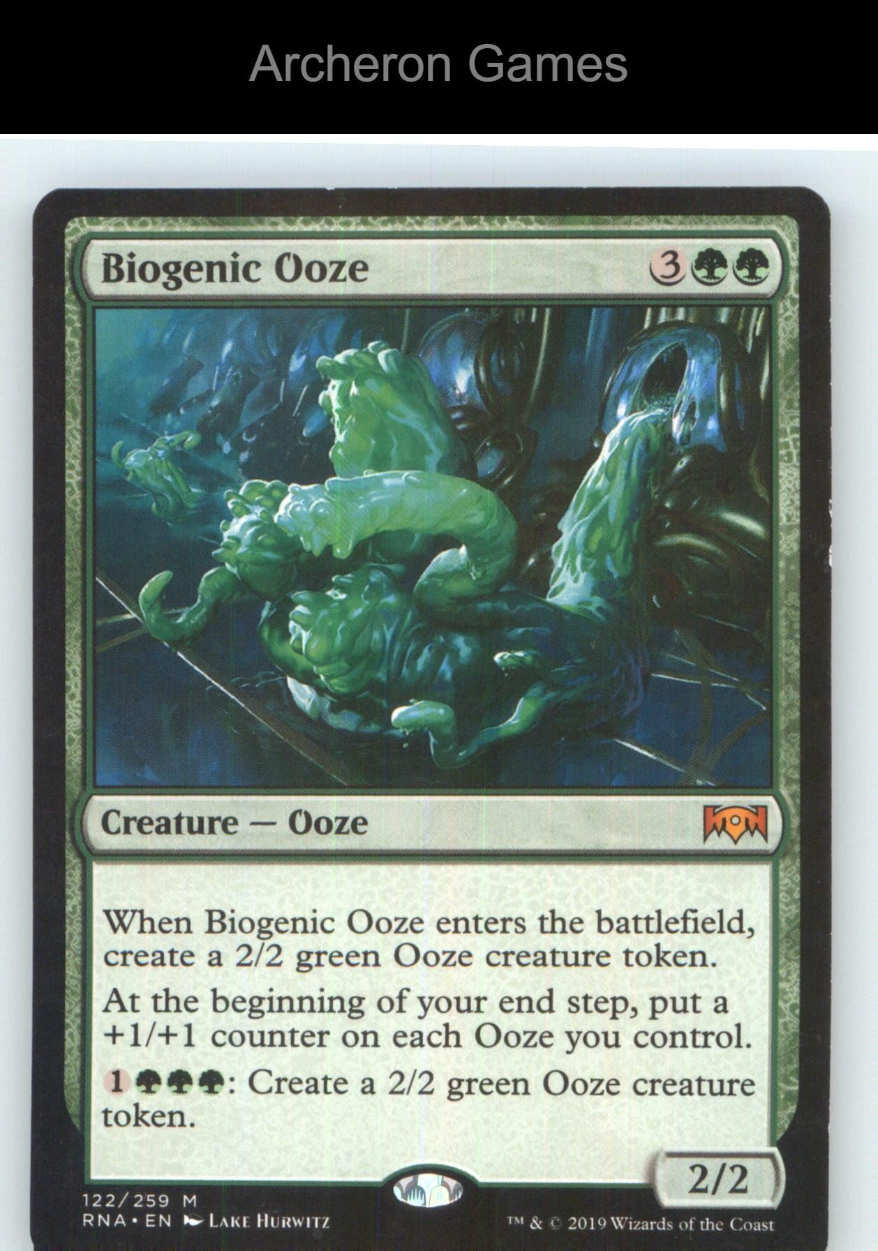 Biogenic Ooze RNA 122 Mythic MTG Card NM/EX+