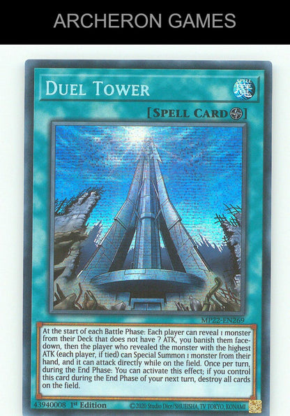 Duel Tower SEC YUGIOH Card