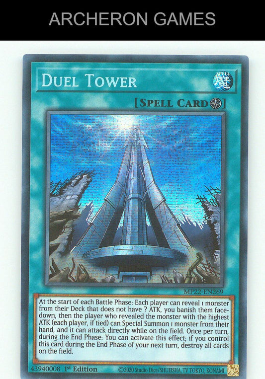Duel Tower SEC YUGIOH Card